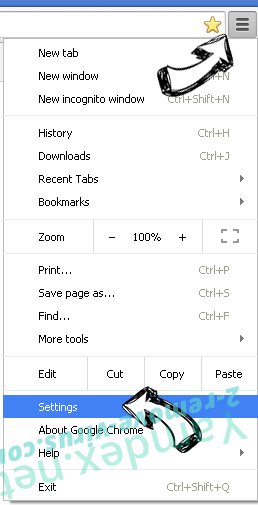 30Tab.com Chrome menu