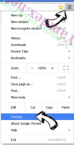 30Tab.com Chrome menu