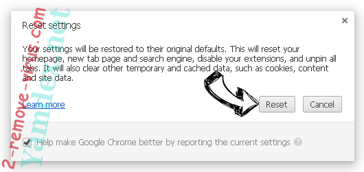 Sial.me Chrome reset