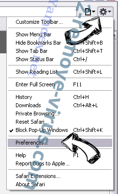 Windows Product Key Expired Scam Safari menu