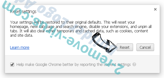 Search.searchw3m.com virus Chrome reset