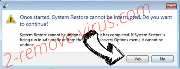 Bttu ransomware removal - restore message