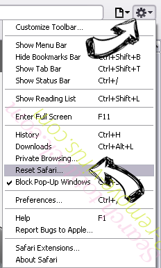 .ccc File Extension Virus Safari reset menu