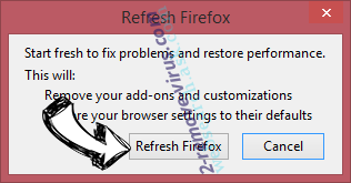 My Email Hub Firefox reset confirm