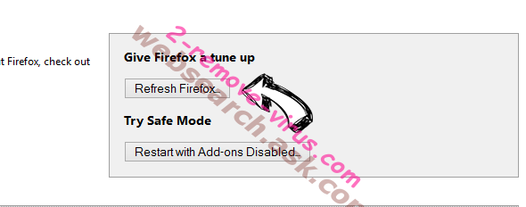 Apusx.com Virus Firefox reset