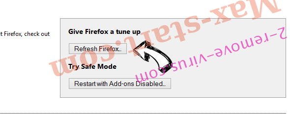 Search.adlux.com Firefox reset