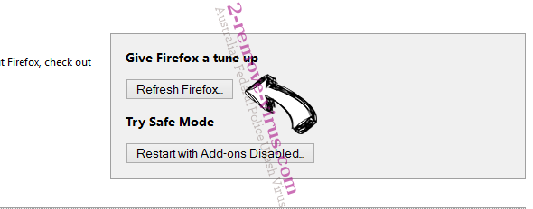 Search.terraarcade.com Firefox reset