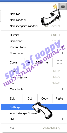 Search.downloadmyinboxhelper.com Chrome menu