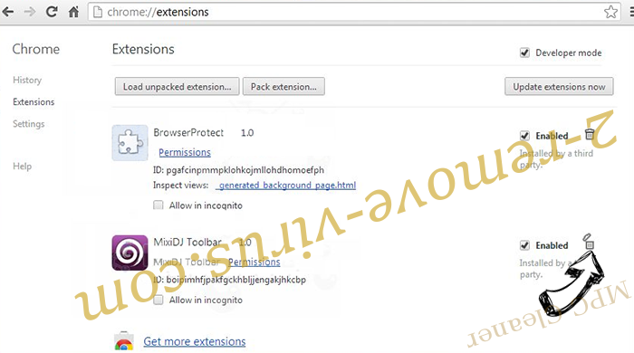 Sos@decryptfiles.com Chrome extensions remove