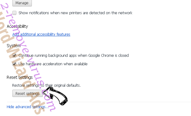 Search.snap.do Chrome advanced menu