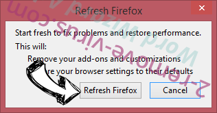 Word Wizard Ads Firefox reset confirm