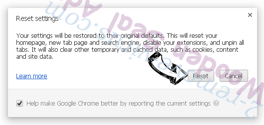 SmartCheck Adware Chrome reset