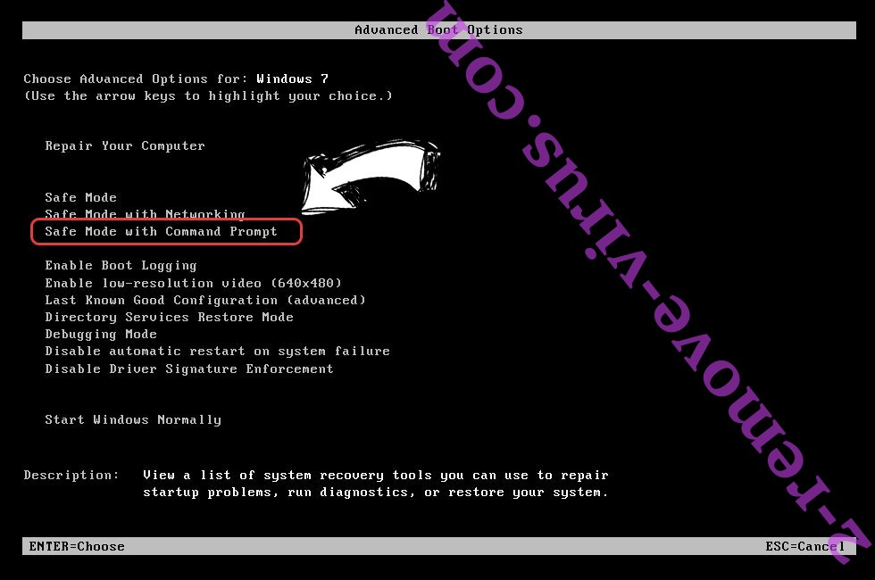 Windows boot menu - command prompt