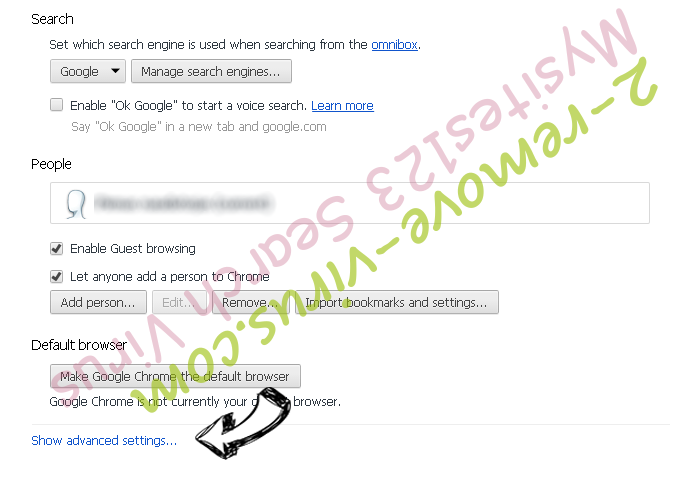 Booking.com Redirect Chrome settings more