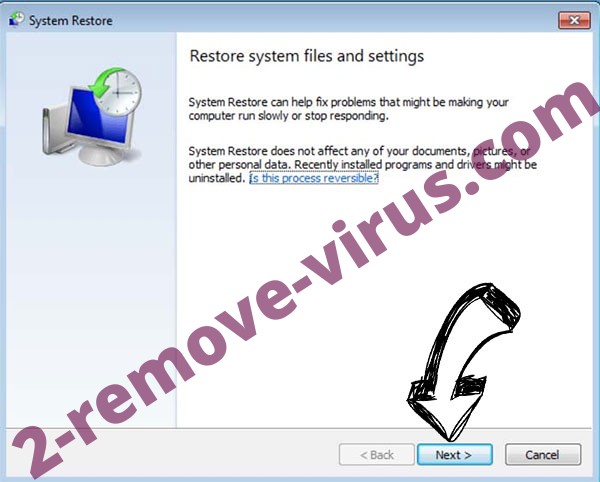 Get rid of .Ufo file ransomware - restore init