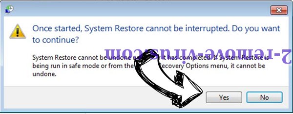 Sapp ransomware removal - restore message