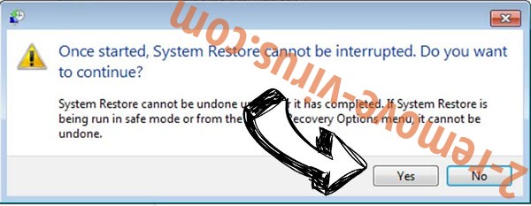 Scorp Ransomware removal - restore message