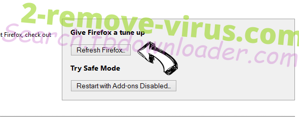 Globalvideo.surf pop-up ads Firefox reset