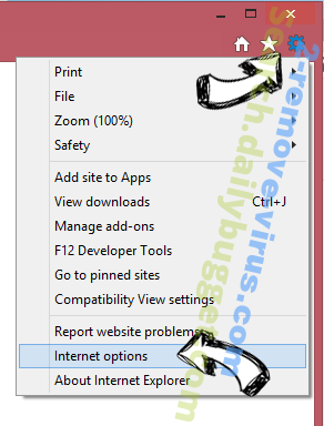 TrojanSpy:Win32/Nivdort.CT IE options