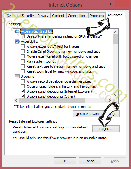 System Detected Some Unusual Activities IE reset browser