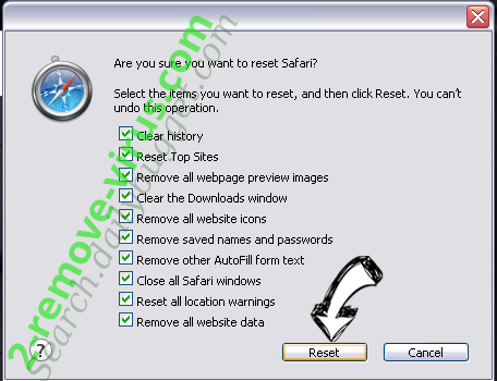 Flight Tab Pro Adware Safari reset