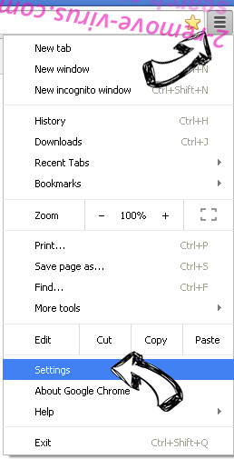 www-search.net Chrome menu