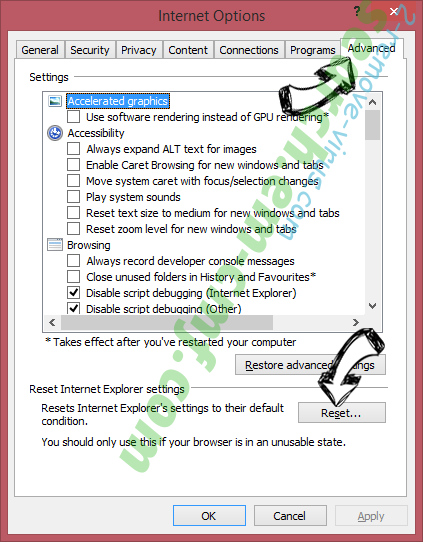 FF Upload Checker adware IE reset browser