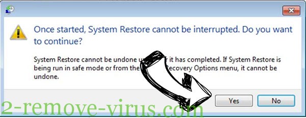 Ldhy ransomware removal - restore message