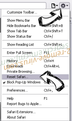 FF AntiVir Monitoring Safari reset menu