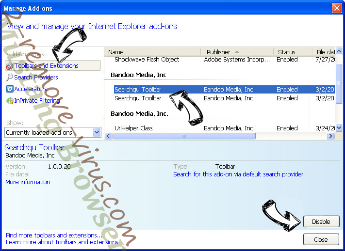 Soso Act IE toolbars and extensions