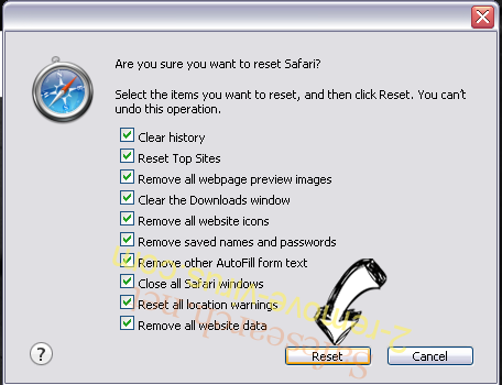 Safesearch.net verwijderen Safari reset