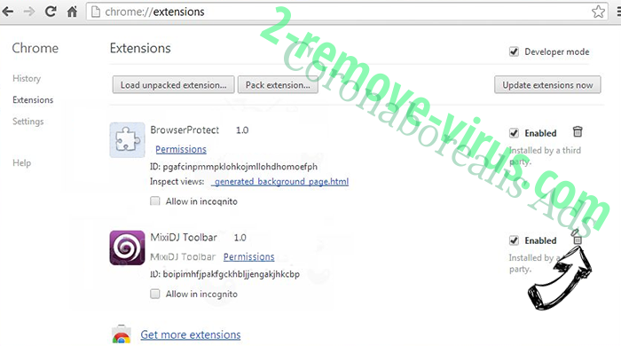 Coronaborealis Ads Chrome extensions remove