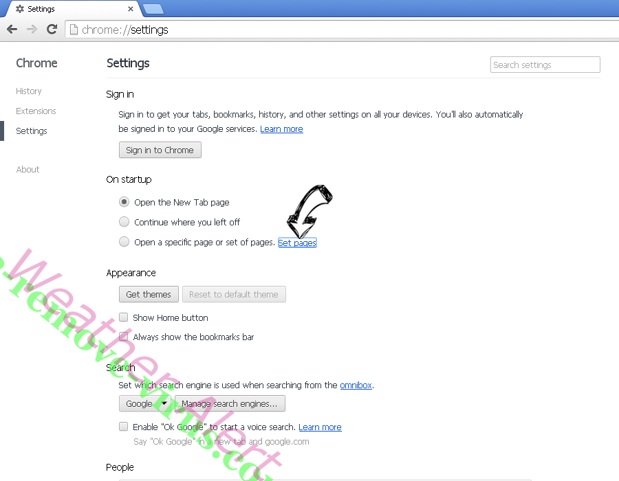 Amarktflow Chrome settings