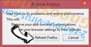 Gnoosi.net Firefox reset confirm