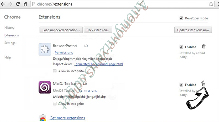ChoiceFinder virus Chrome extensions remove