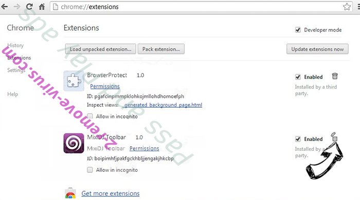 search.yourpackagesnow.com Chrome extensions remove