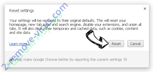 Exinariuminix.info Chrome reset