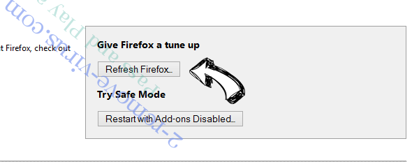 Pass and Play ads Firefox reset