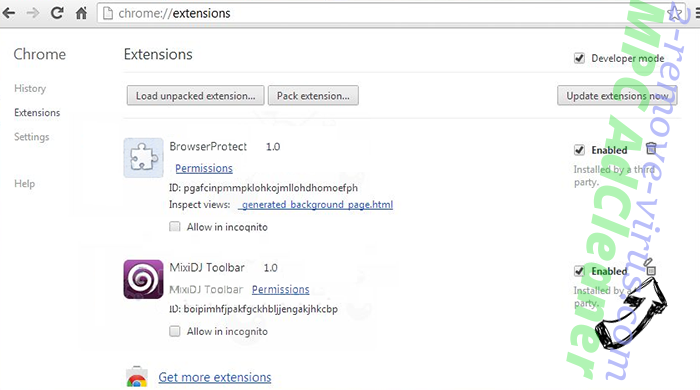 My.yoursearch.me Chrome extensions remove