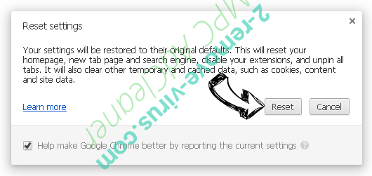 MPC AdCleaner Chrome reset