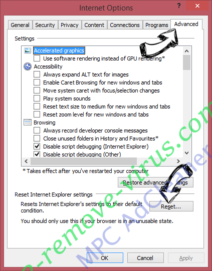 SmartTask Adware IE reset browser