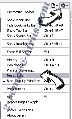 One10 PC Cleaner Safari reset menu