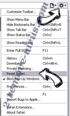 MPC AdCleaner Safari reset menu