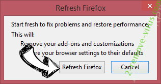 Verwijderen Bright Tab browser hijacker Firefox reset confirm