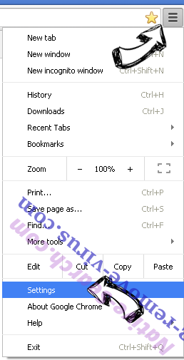 Search.mysafetabsearch.com Chrome menu