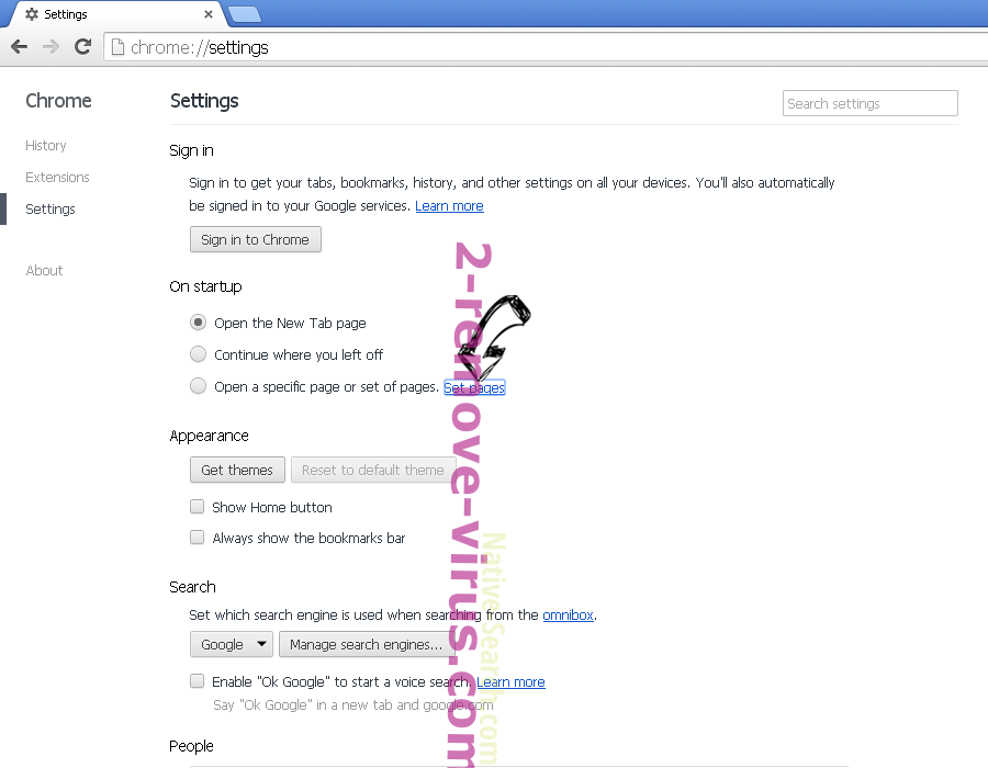 Clipbox Tab Browser Hijacker Chrome settings