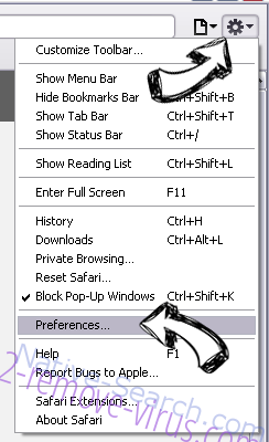 Soft.freeupdating4u.net Safari menu