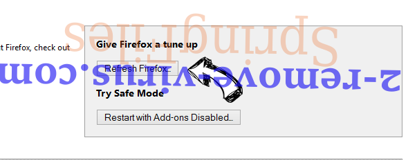 Introduce Standards Adware Firefox reset