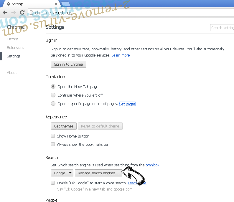 Search.htemplatehub.co Chrome extensions disable