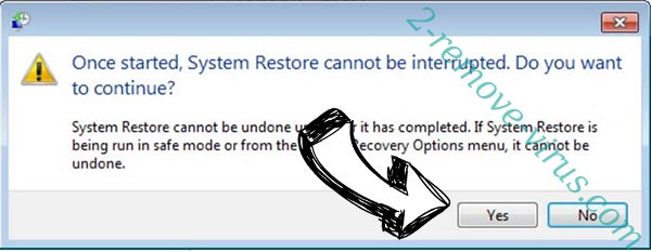 Anon ransomware removal - restore message